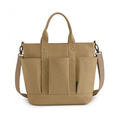 Solid Canvas Tote Bag Handbag Reusable Shopping Bags