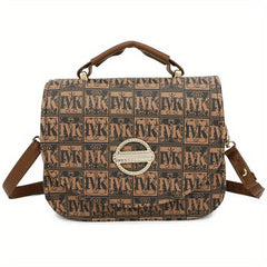 Mini Retro Crossbody Satchel Bag PU Leather Classic Versatile Shoulder Bag