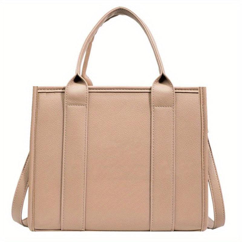 Women's PU Leather Tote Crossbody Bag