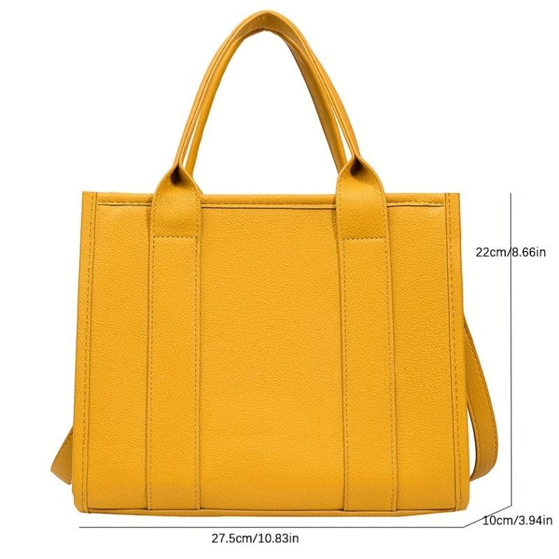 Women's PU Leather Tote Crossbody Bag