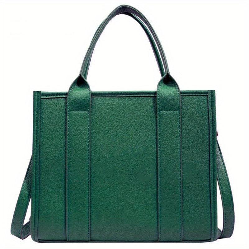 Women's PU Leather Tote Crossbody Bag