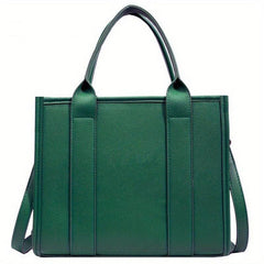 Women's PU Leather Tote Crossbody Bag