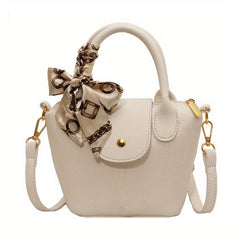 Casual Crossbody Bag Top Handle Handbag PU Leather Shoulder Bag
