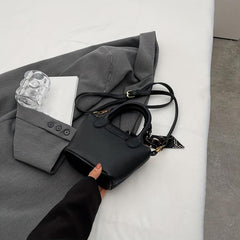 Casual Crossbody Bag Top Handle Handbag PU Leather Shoulder Bag