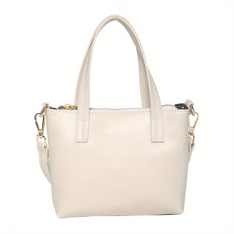 Mini Crossbody Bag PU Leather Satchel Classic Shoulder Bag