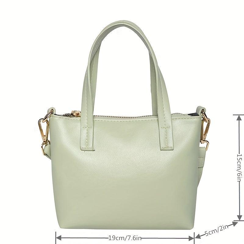Mini Crossbody Bag PU Leather Satchel Classic Shoulder Bag