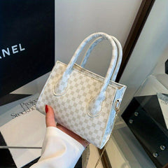 Vintage All Over Pattern Handbag Classic Satchel Bag
