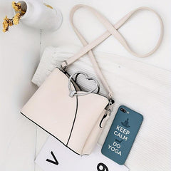 Love Heart Top Ring Handbag Crossbody Bag Women's Shoulder Purse