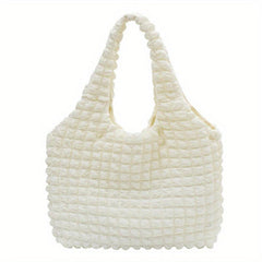 Cloud Pleated Hobo Bag Large Capacity Satchel Tote Bag