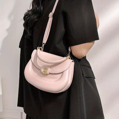 Flap Shoulder Bag Solid Crossbody Top Handle Handbag