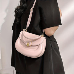 Flap Shoulder Bag Solid Crossbody Top Handle Handbag