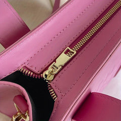 Small Satchel Square Crossbody Bag PU Leather Textured Bag Purse