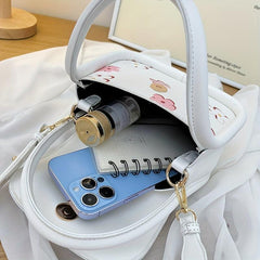 Cherry Print Crossbody Bag Women's Shoulder Purse