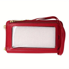 Transparent Touch Screen Crossbody Bag Women's Shoulder Purse Handbag