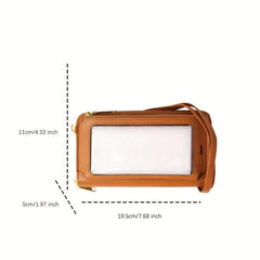 Transparent Touch Screen Crossbody Bag Women's Shoulder Purse Handbag