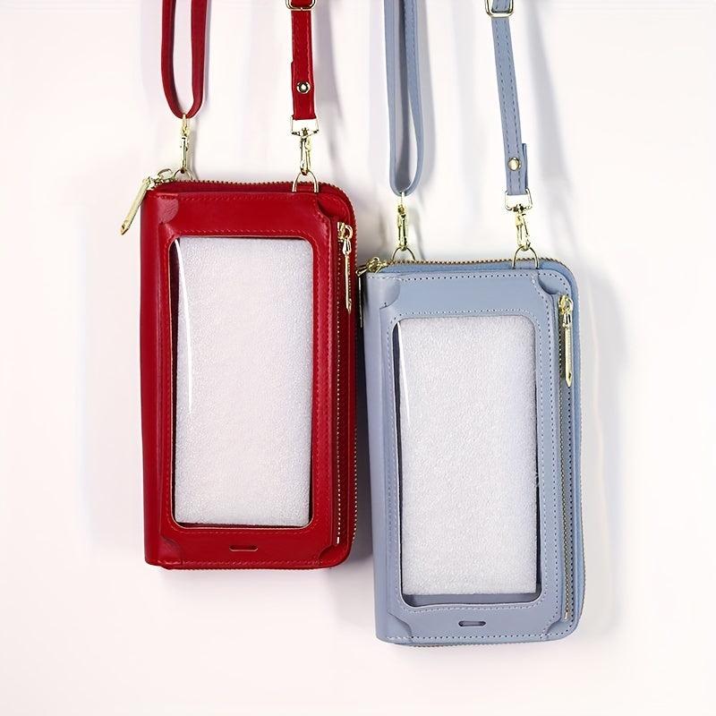 Transparent Touch Screen Crossbody Bag Women's Shoulder Purse Handbag
