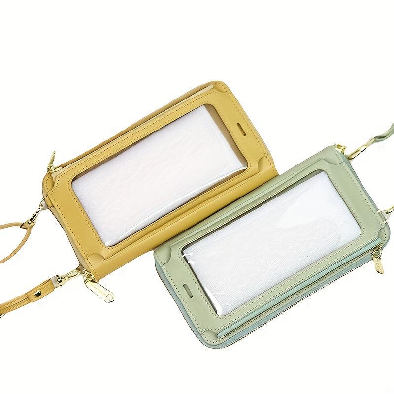 Transparent Touch Screen Crossbody Bag Women's Shoulder Purse Handbag