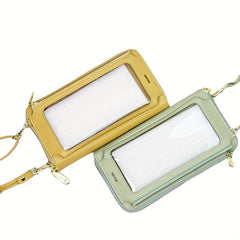 Transparent Touch Screen Crossbody Bag Women's Shoulder Purse Handbag