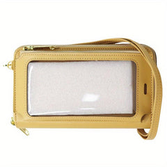Transparent Touch Screen Crossbody Bag Women's Shoulder Purse Handbag
