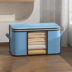 Large Clothes Storage Bag With Handle and Clear Window