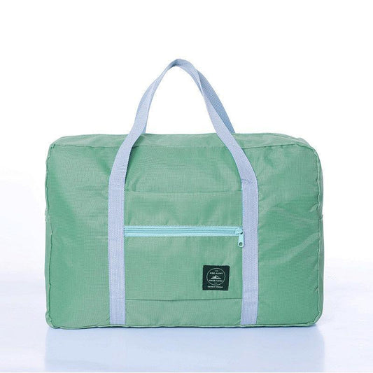 Portable Lightweight Travel Luggage Handbag Solid Zipper Duffle Bag