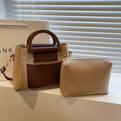 Colorblock Shoulder Bag Crossbody Handbag