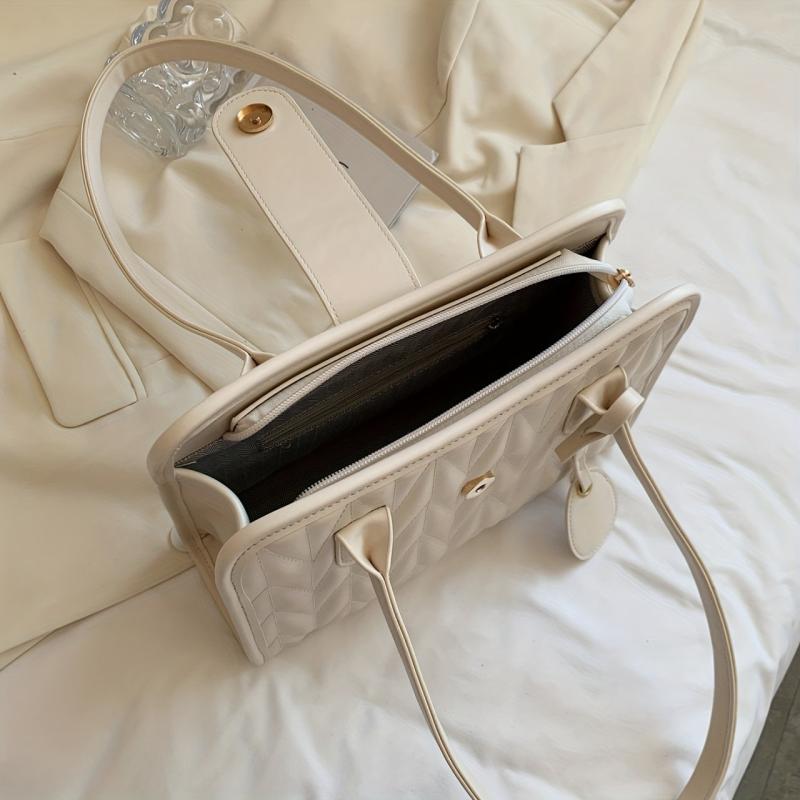 Small Zipper Underarm Bag PU Leather Textured Bag Purse