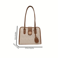 Small Zipper Underarm Bag PU Leather Textured Bag Purse