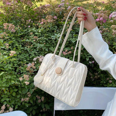 Small Zipper Underarm Bag PU Leather Textured Bag Purse