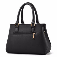 Embroidery Detail Satchel Bag Women's Tassel Decor Hand Bag Shoulder Purse