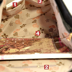 Vintage Large Tote Bag Women's Shoulder Purse Handbag