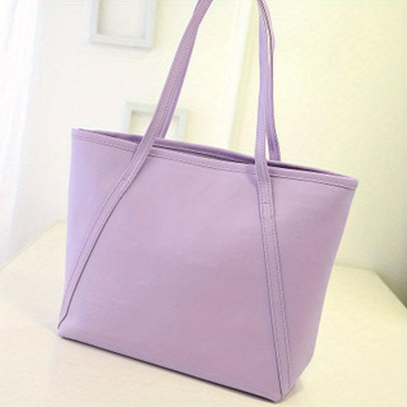 Vintage Large Tote Bag Women's Shoulder Purse Handbag