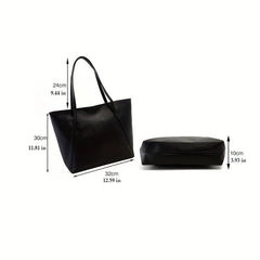 Vintage Large Tote Bag Women's Shoulder Purse Handbag