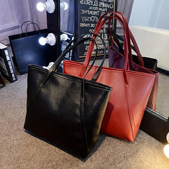 Vintage Large Tote Bag Women's Shoulder Purse Handbag
