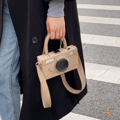 Mini Camera Box Bag Top Handle Purse Small Shoulder Bag For Party
