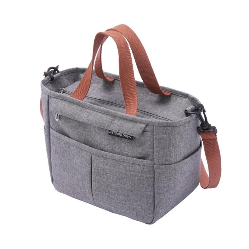 Minimalist Lunch Storage Bag Lightweight Zipper Picnic Handbag