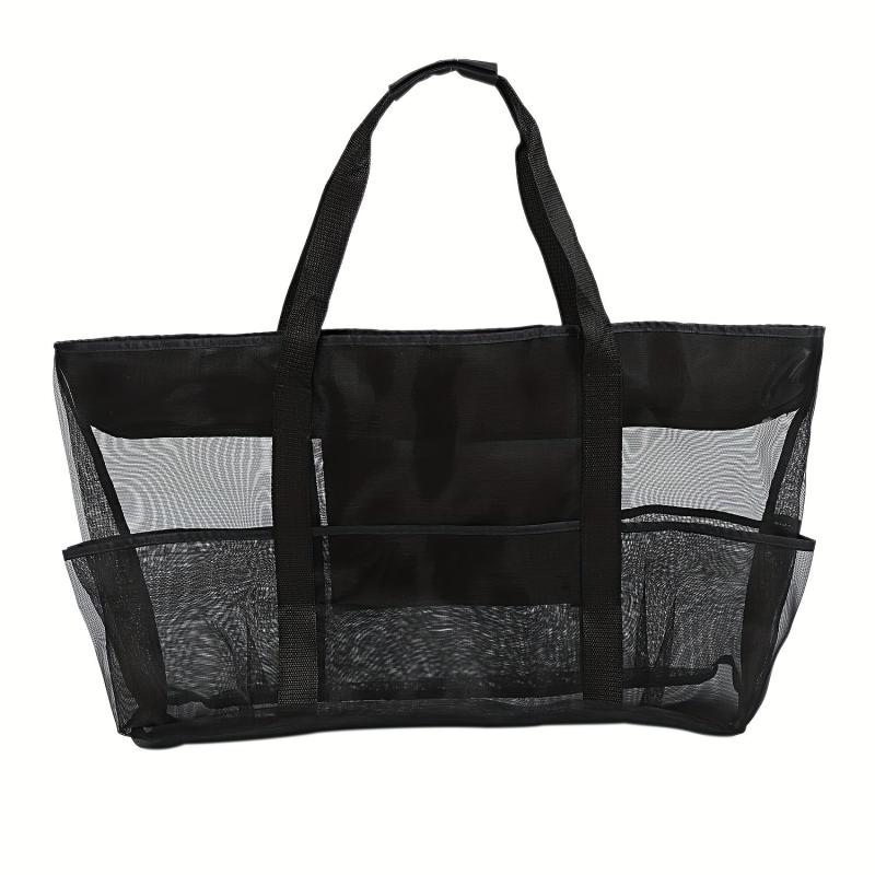 Large Capacity Mesh Beach Bag for Travel & Swimming