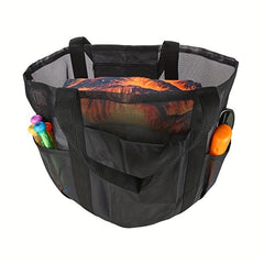Large Capacity Mesh Beach Bag for Travel & Swimming