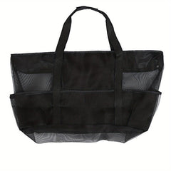 Large Capacity Mesh Beach Bag for Travel & Swimming