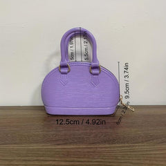 Solid Shell Bag Zipper Chain Bag Women's Satchel