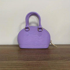 Solid Shell Bag Zipper Chain Bag Women's Satchel