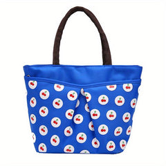 Cartoon Cherry Pattern Shoulder Bag for Women