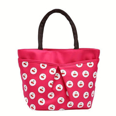 Cartoon Cherry Pattern Shoulder Bag for Women