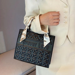 Quilted Crossbody Satchel Bag PU Leather Classic Shoulder Bag