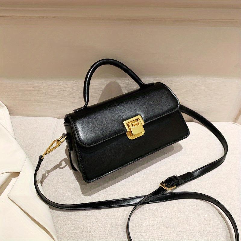 Small Faux Leather Shoulder Bag Women's Crossbody Purse