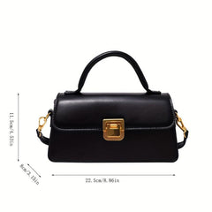 Small Faux Leather Shoulder Bag Women's Crossbody Purse