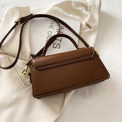 Small Faux Leather Shoulder Bag Women's Crossbody Purse