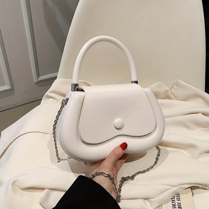 Metal Chain Crossbody Bag Classic Versatile Shoulder Bag