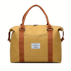 Colorblock Travel Storage Bag Portable Sports Shoulder Bag