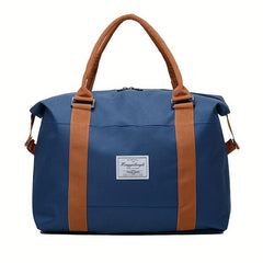 Colorblock Travel Storage Bag Portable Sports Shoulder Bag